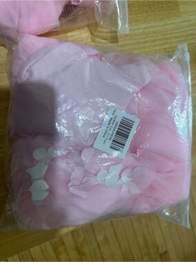 Pink Floral Tulle Bodysuit Costume for Kids by